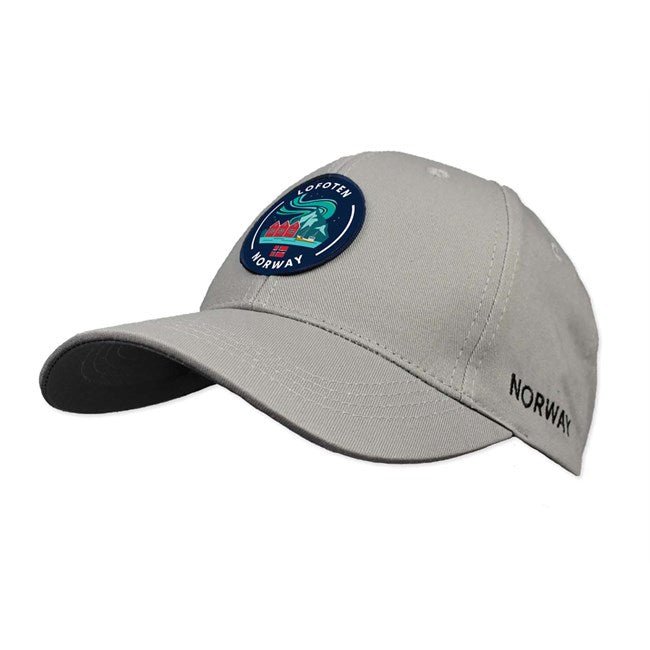 Cap baseball, Lofoten, Grå - NorwegianStore24
