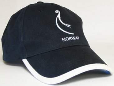 Caps blå m/vikingskip motiv