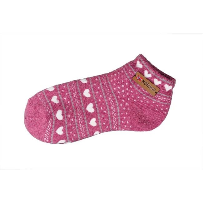 Damesokk, Angora, Rosa - NorwegianStore24