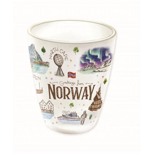 Drammebeaker, Aquarelle, Norway