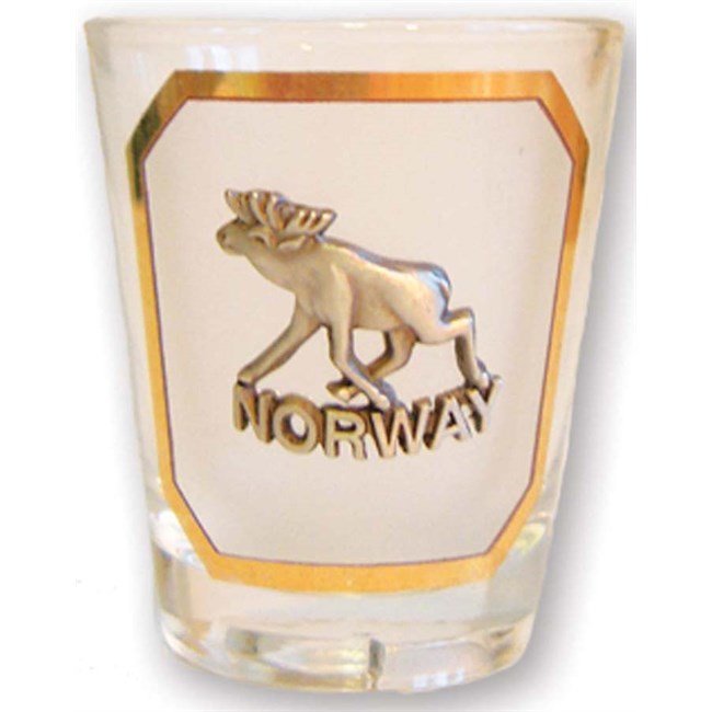 Drammebeger, Elg, Tinn emblem - NorwegianStore24