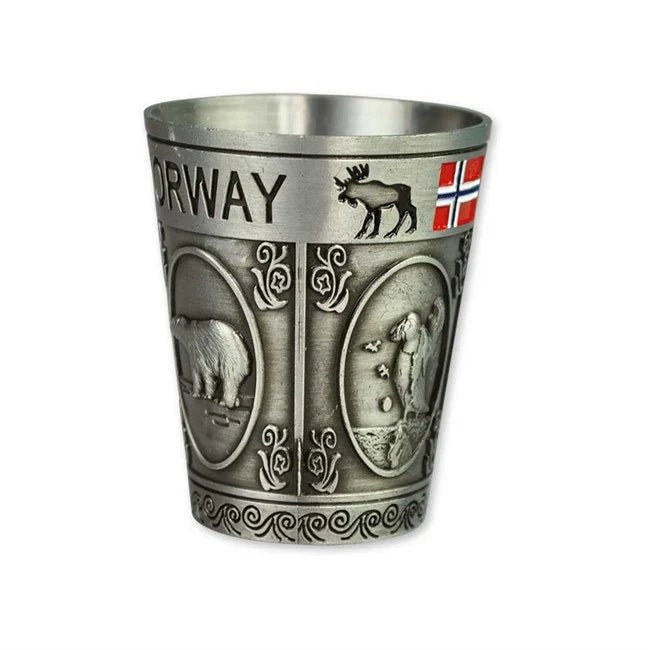 Drammebeger, Metall, Norske dyr - NorwegianStore24