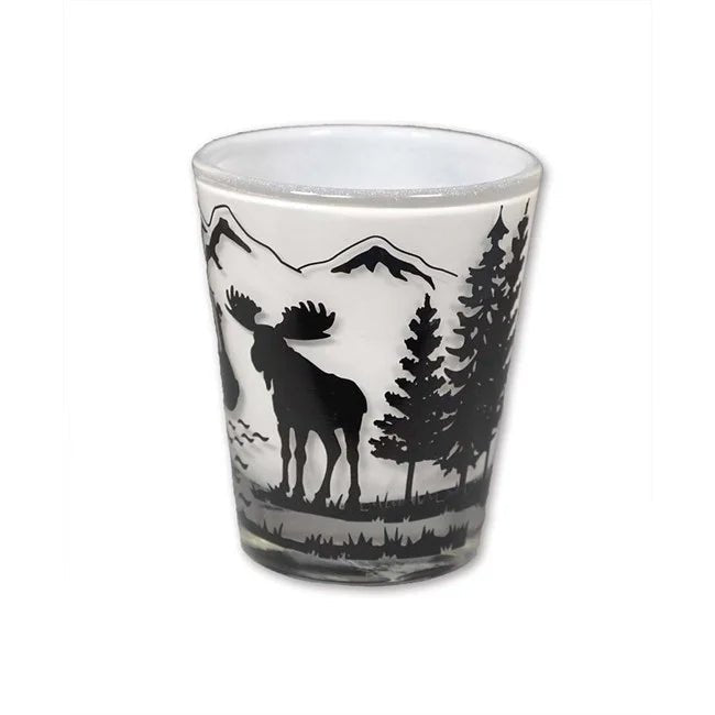 Drammebeger, Sort/Hvit, Norgesmotiv - NorwegianStore24