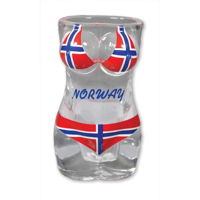 Drammebeger, bikini, Norsk flagg - NorwegianStore24