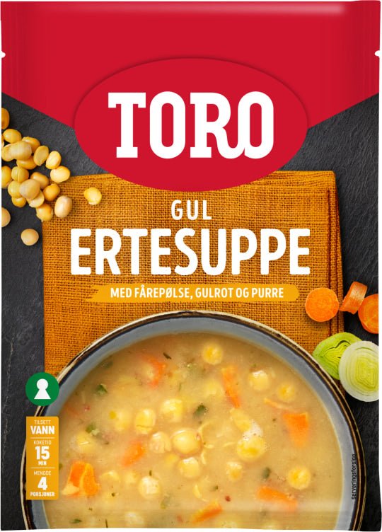 Ertesuppe Gul 146g Toro - NorwegianStore24