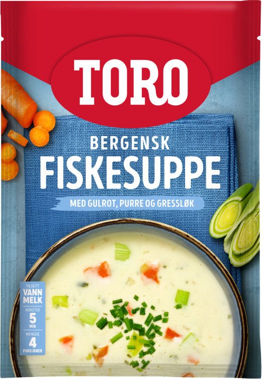Fiskesuppe Bergensk 81g Toro - NorwegianStore24