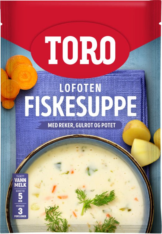 Fiskesuppe Lofoten 99g Toro - NorwegianStore24