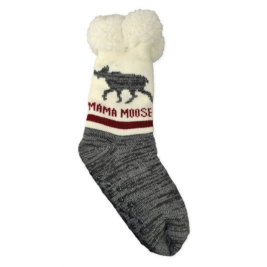 Lined sock, Mamma Moose, size 6 - 9