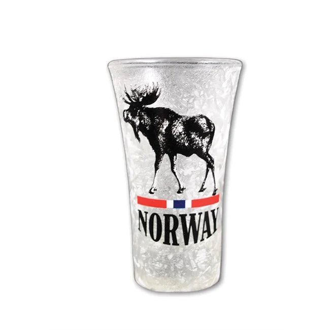 Frostet shotglass, Elg - NorwegianStore24