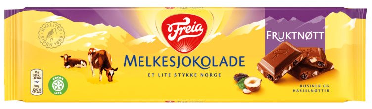 Fruktnøtt 200g Freia - NorwegianStore24