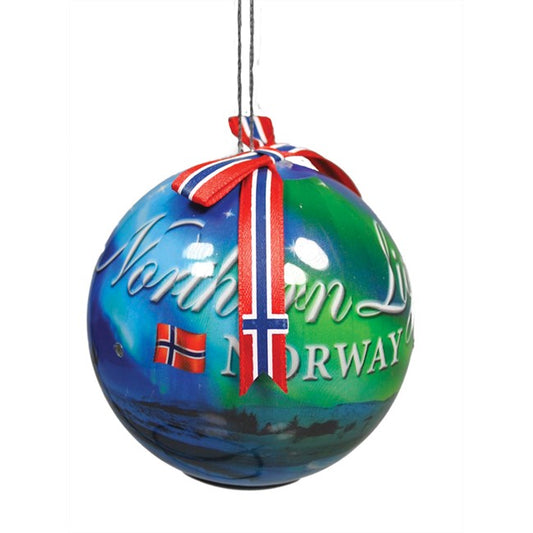 Christmas tree ball, Northern Lights