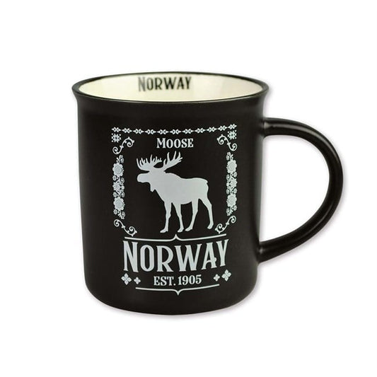 Kitchen Mug, Black, Moose