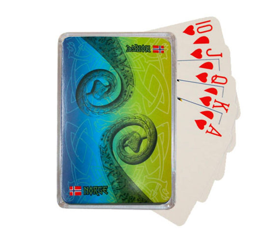 Deck of cards with oseberg motif