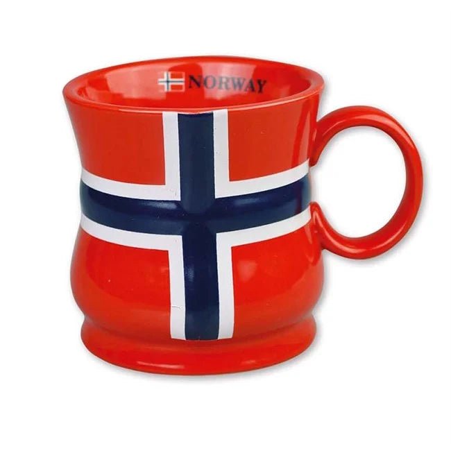 Krus, Flagg relief, Rødt - NorwegianStore24