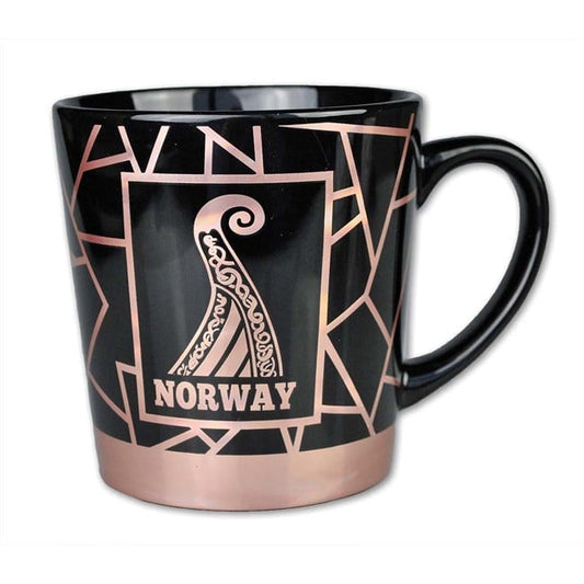 Mug, Viking, Black/Rose