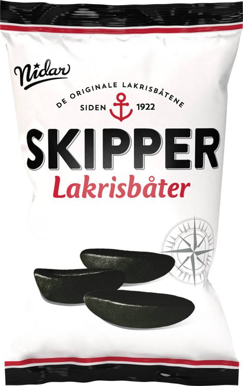 Lakrisbåter 200g Skipper - NorwegianStore24