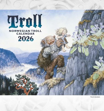 Lidberg's troll, Postcard calendar 2026