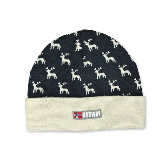 Hat, Norway moose, Navy and grey