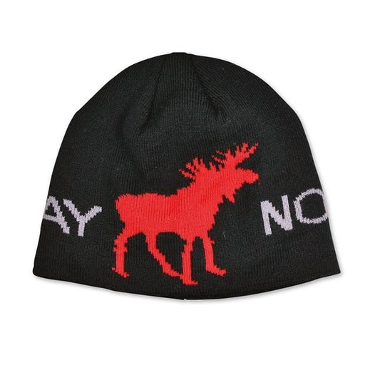 Hat, Black with Red Elk