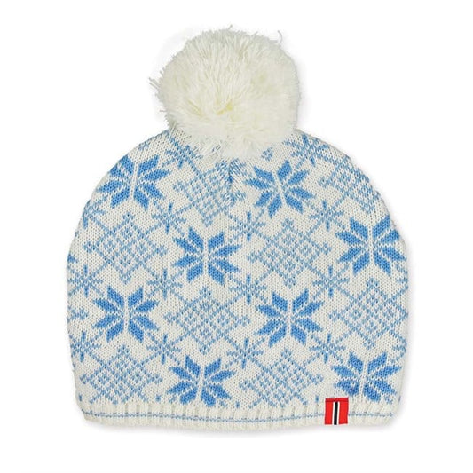 Hat, snowflakes, light blue and white