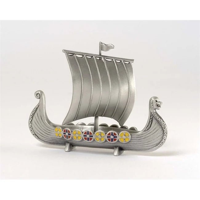 Metall vikingskip, 15cm - NorwegianStore24