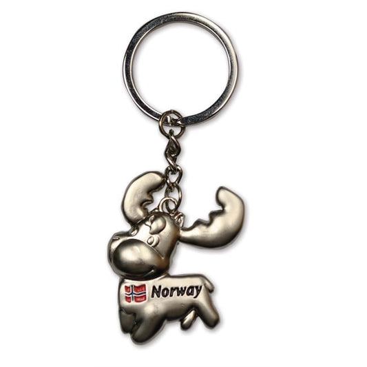 Keychain, Figure-shaped Moose flag/Norway