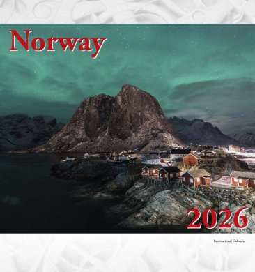 Norway, postcard calendar 2026