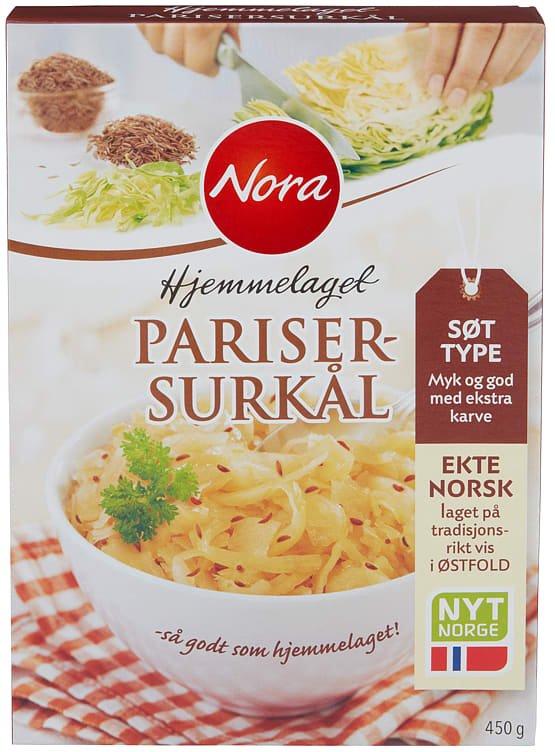 Parisersurkål Hjemmelaget 450g Nora - NorwegianStore24