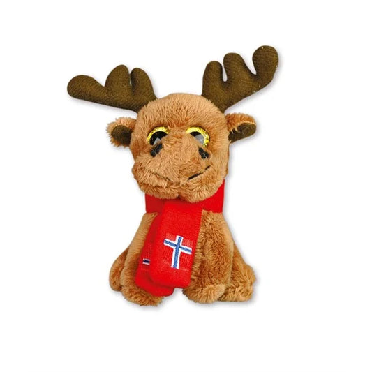 Plush Elg med glitter øyne, Magnet