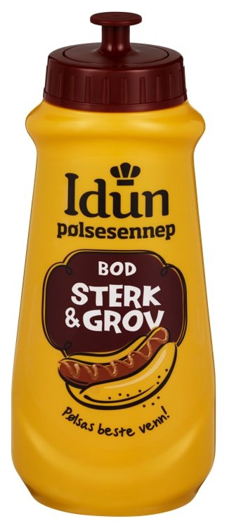 Pølsesennep Bod Sterk & Grov - NorwegianStore24