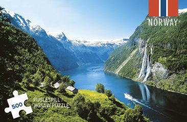 Puslespill Geiranger - NorwegianStore24