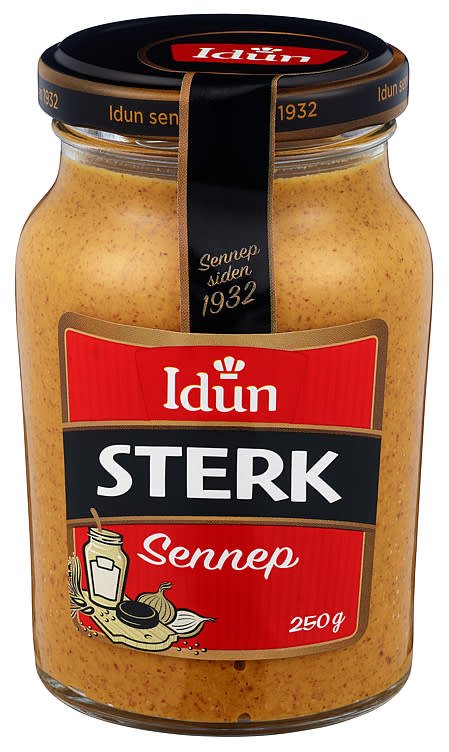 Sennep Sterk 250g Gl Idun - NorwegianStore24