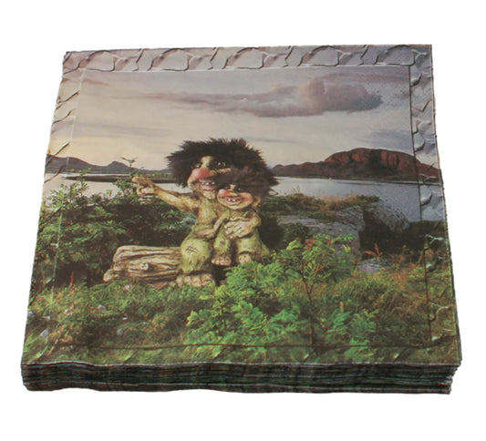 Napkins with trolls