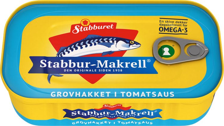 Stabbur - Makrell Hakket Filet 110g - NorwegianStore24