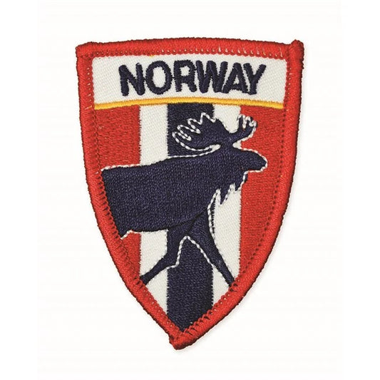 Fabric patch, Moose, Flag-Shield