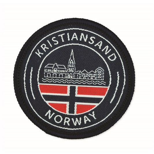 Fabric patch, round, Kristiansand