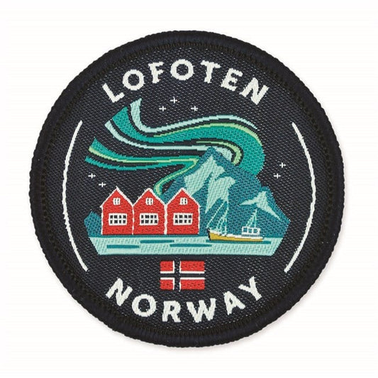 Fabric patch, round, Lofoten