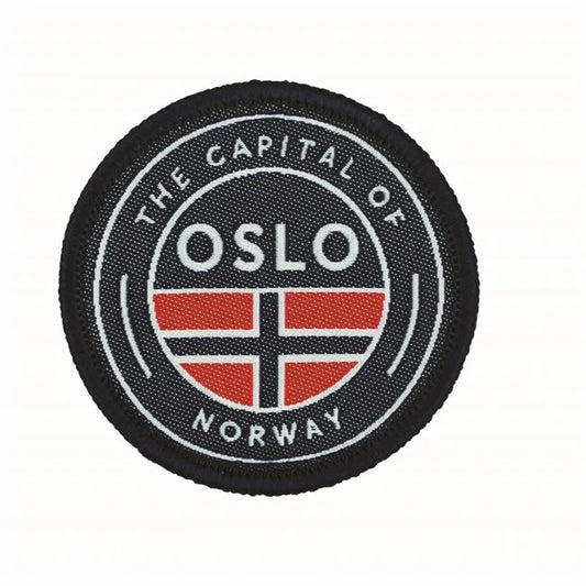 Fabric patch, round, Oslo