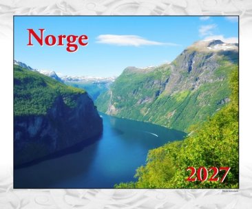 Large Norway Calendar 2027