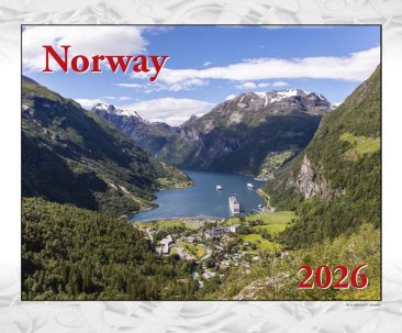 Large Norway calendar 2026