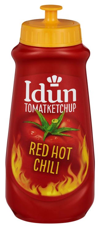 Tomatketchup Hot Chili 530g Idun - NorwegianStore24