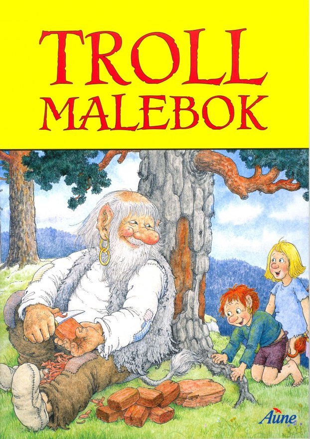 Trollenes Malebok - NorwegianStore24