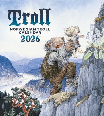 Trollkalender Lidberg, 2026 - NorwegianStore24