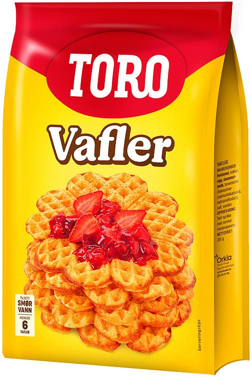Vafler Original 255g Toro - NorwegianStore24