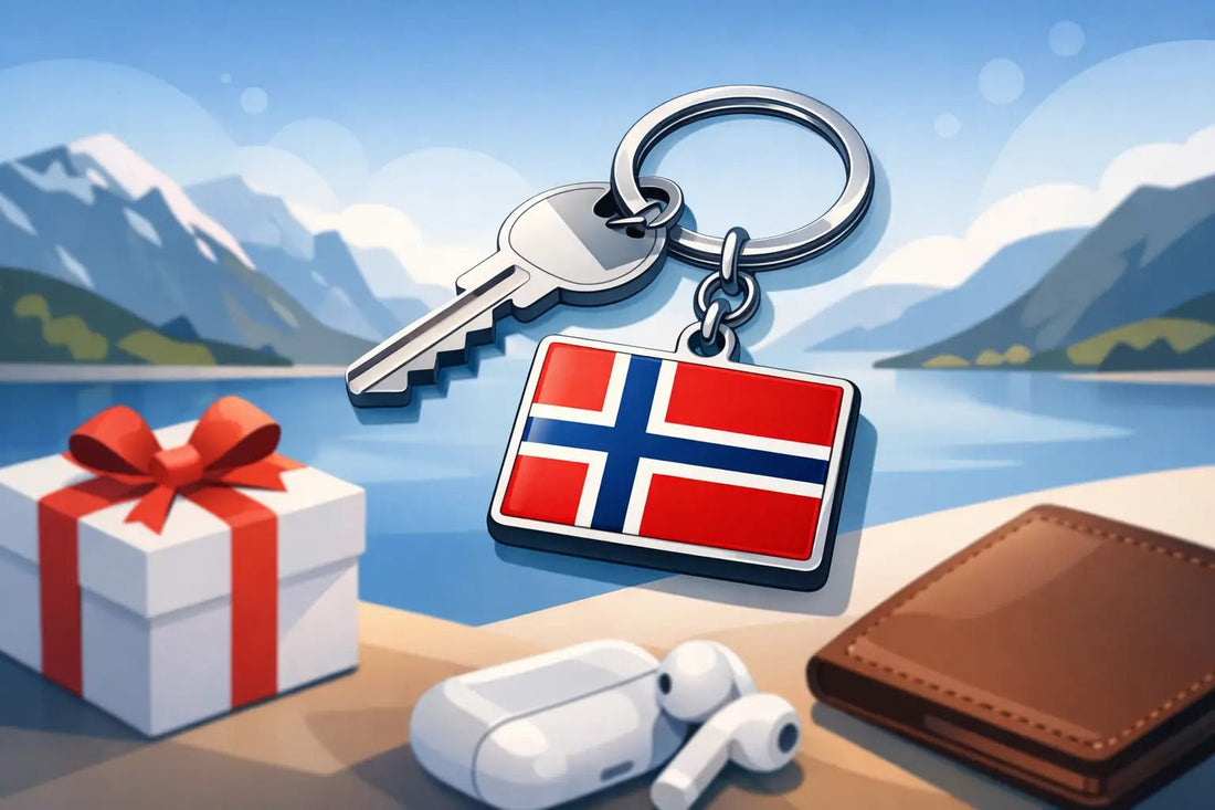 Norway Flag Keychain for Gifts and Daily Use - NorwegianStore24