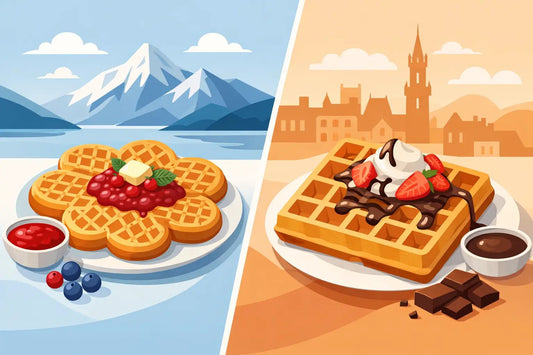 Norwegian Waffles vs Belgian Waffles - NorwegianStore24