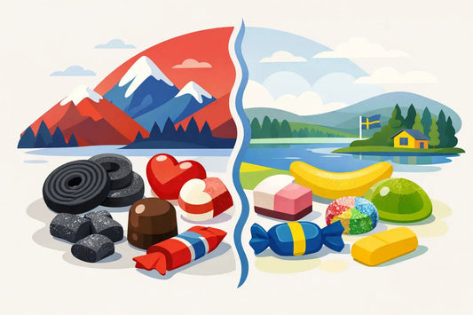 Norwegian vs Swedish Candy Differences - NorwegianStore24
