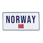 Bilskilt, Norway flagg, preget