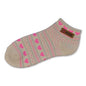 Damesokk, Angora, Beige og Rosa