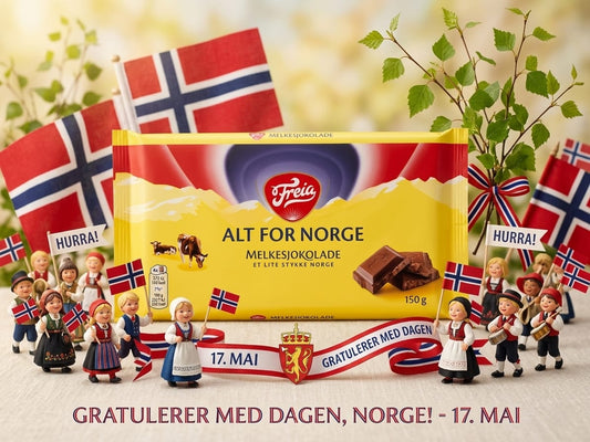 Melkesjokolade "Alt for Norge" 150g Freia - NorwegianStore24